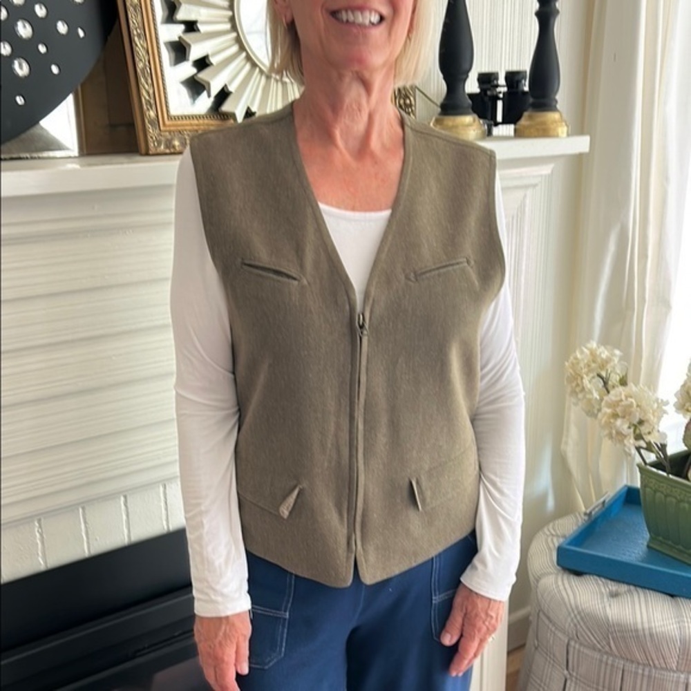 Vintage Lizsport Wilderness Bound  Women's Wool Vest